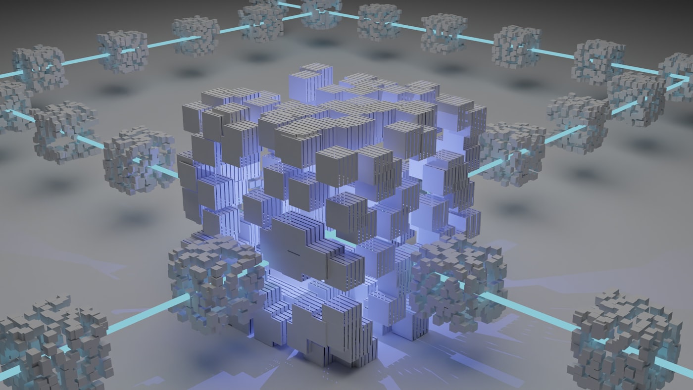 Abstracte weergave van een gedistribueerd platform